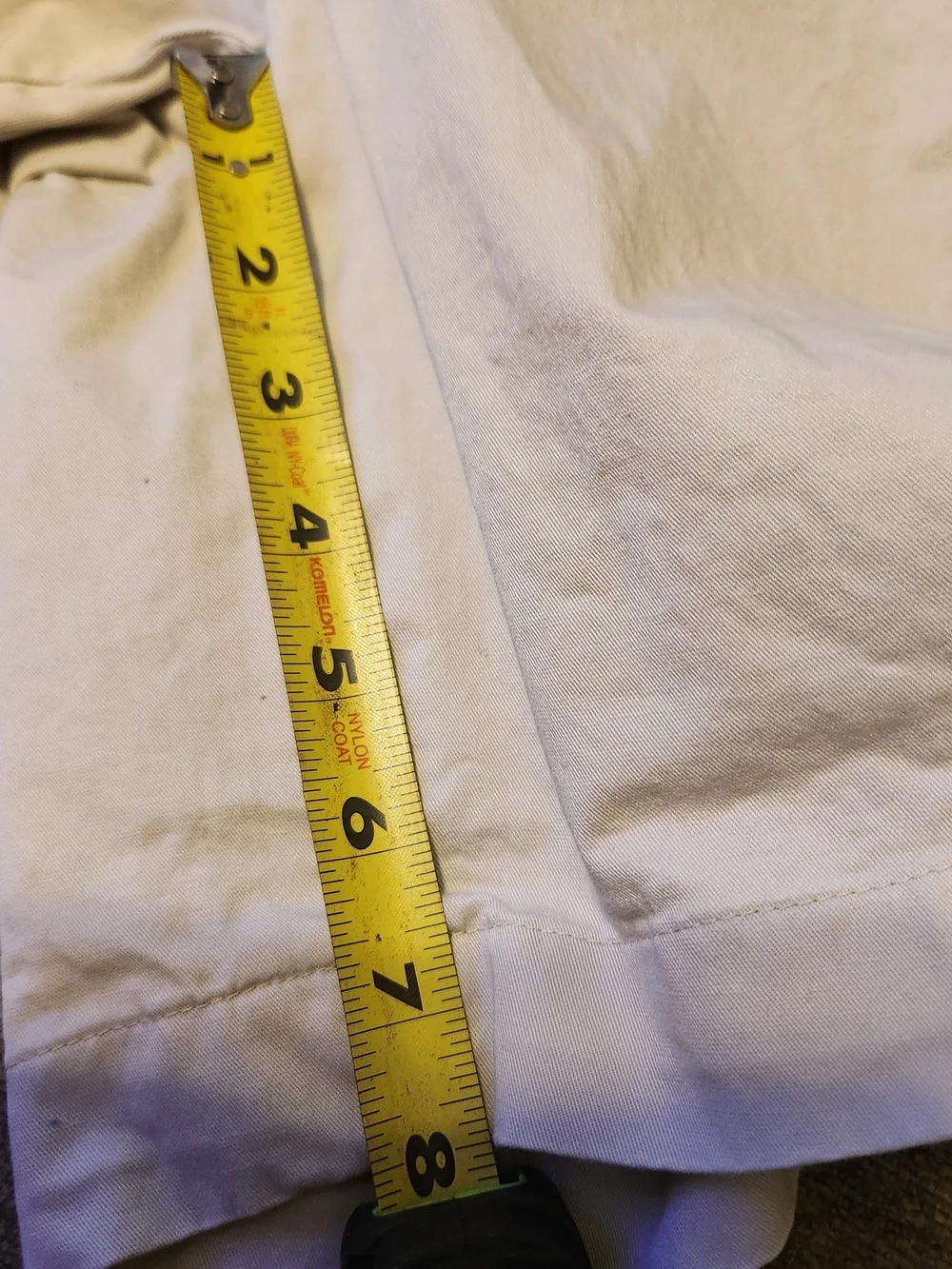 Southern Tide Men's Cream Flat-Front Cotton Shorts 33 waist - Picture 5 of 5